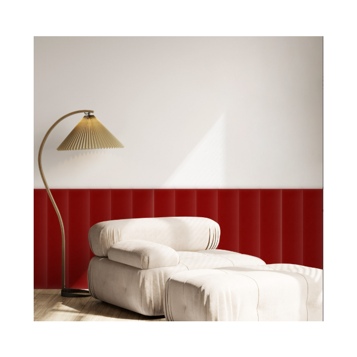 Polsterpaneel Magic Velvet Granatrot